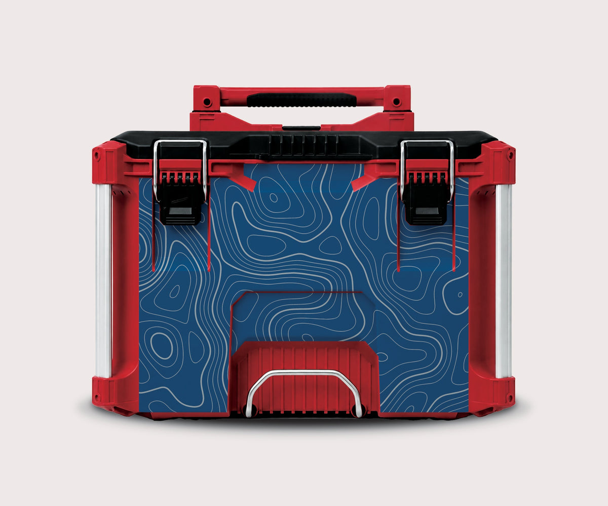 Blue Topographic