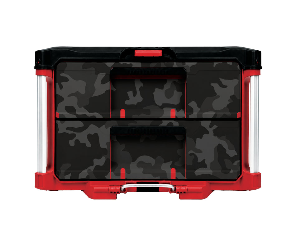 Black Multi Camo – 2-Drawer Tool Box Wrap Kit