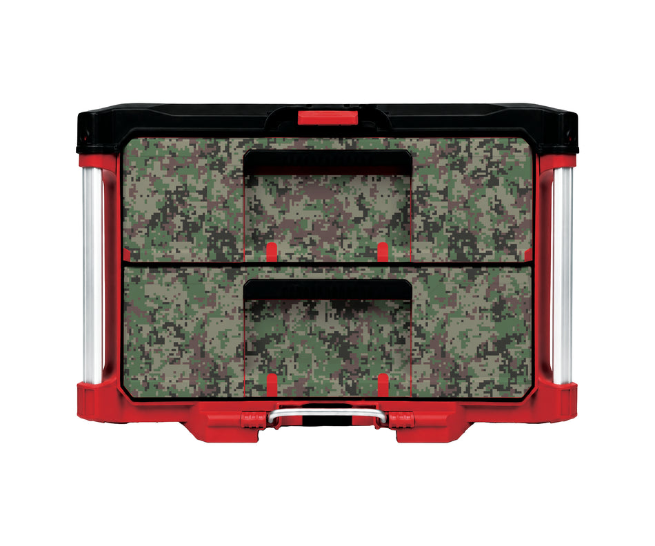 Woodland Digital Camo – 2-Drawer Tool Box Wrap Kit