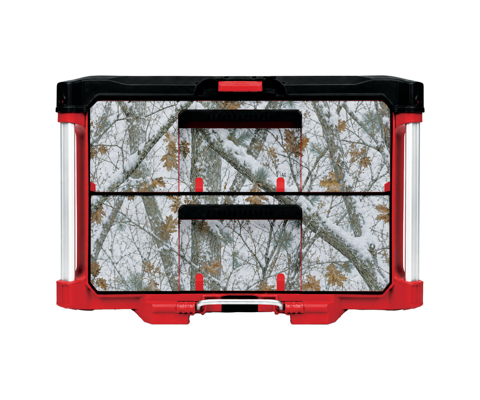Snow Camo – 2-Drawer Tool Box Wrap Kit