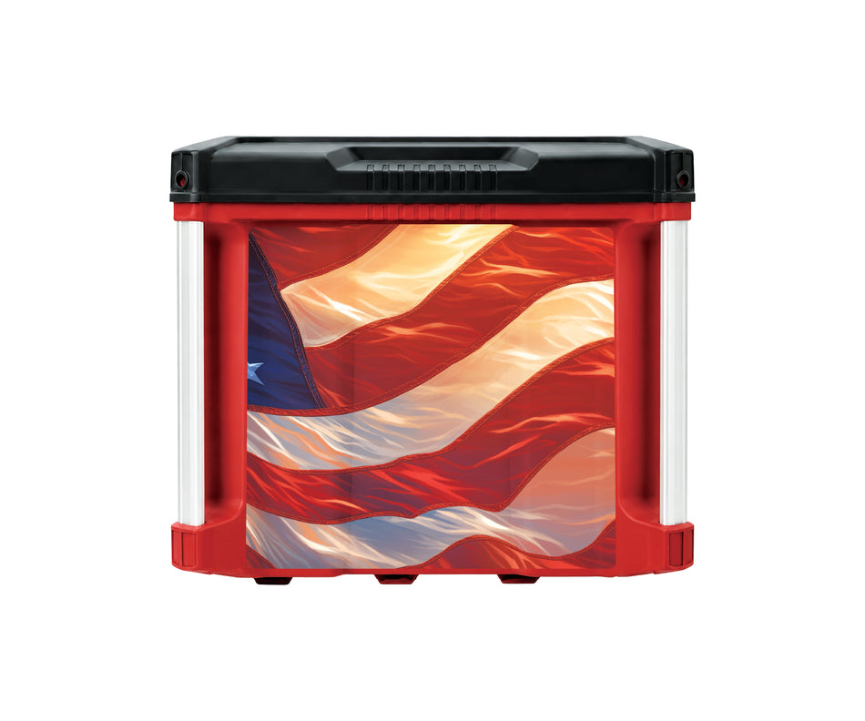 American Flag – 2-Drawer Toolbox Wrap Kit