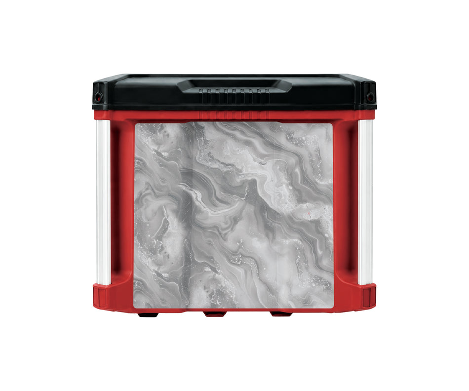 White Marble – 2-Drawer Tool Box Wrap Kit