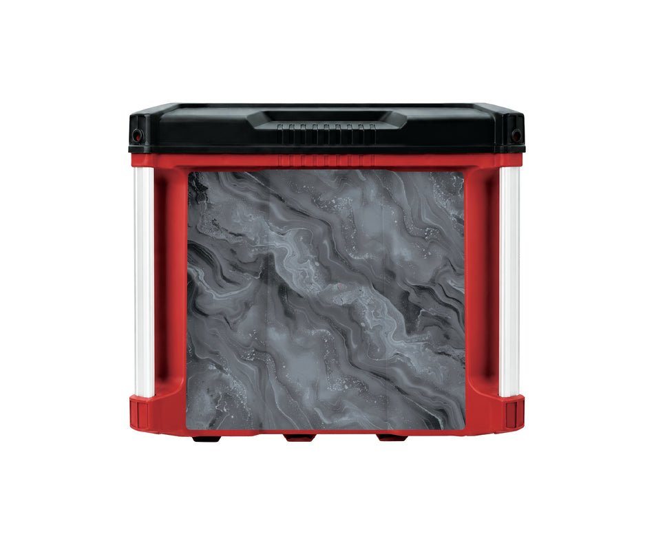 Black Marble – 2-Drawer Tool Box Wrap Kit