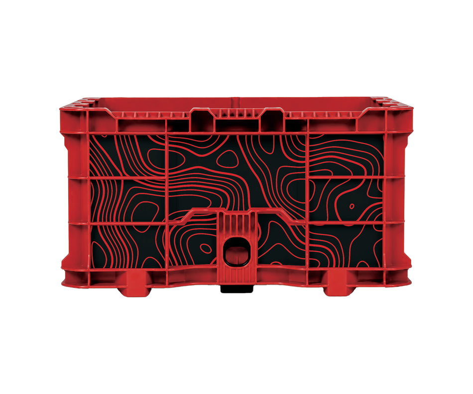 Red Topographics – Crate Wrap Kit