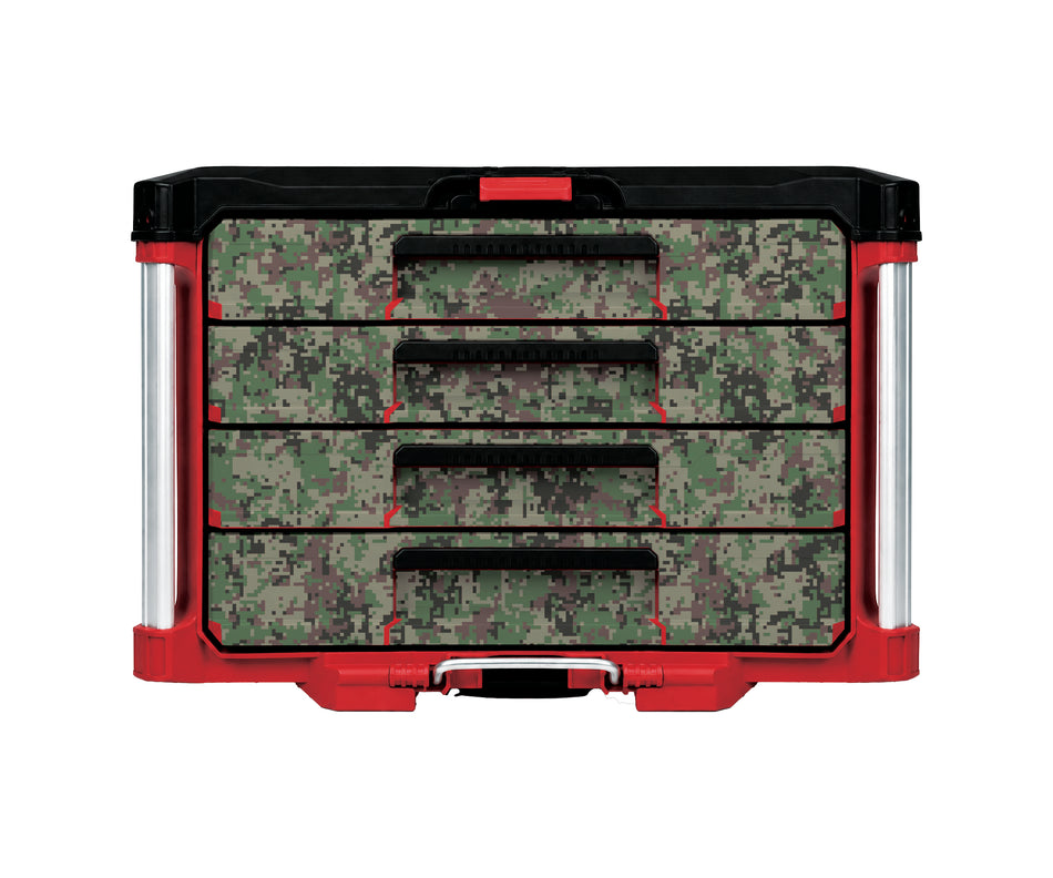 Woodland Digital Camo – 4-Drawer Tool Box Wrap Kit