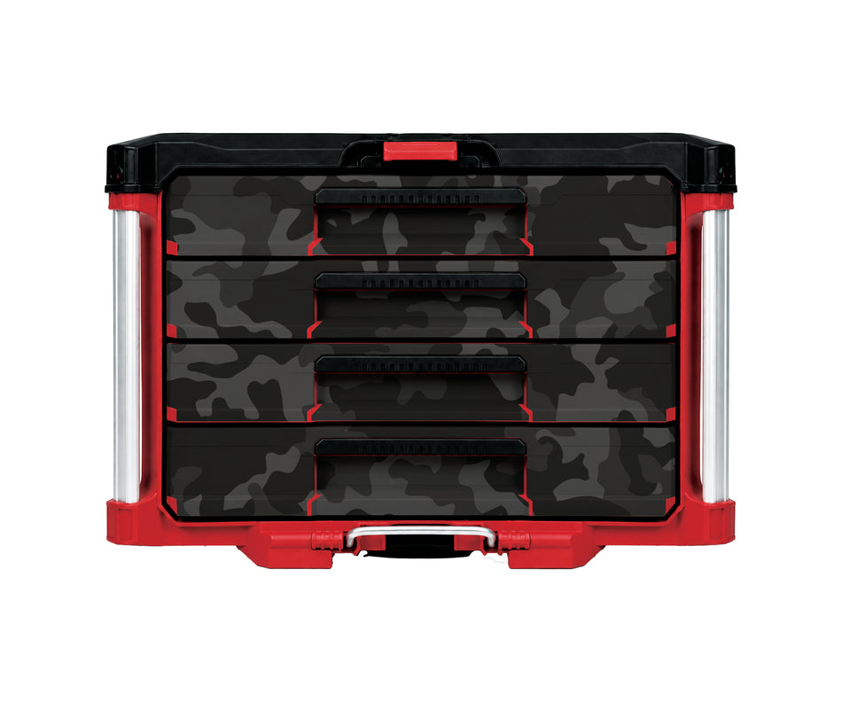 Black Multi Camo – 4-Drawer Tool Box Wrap Kit