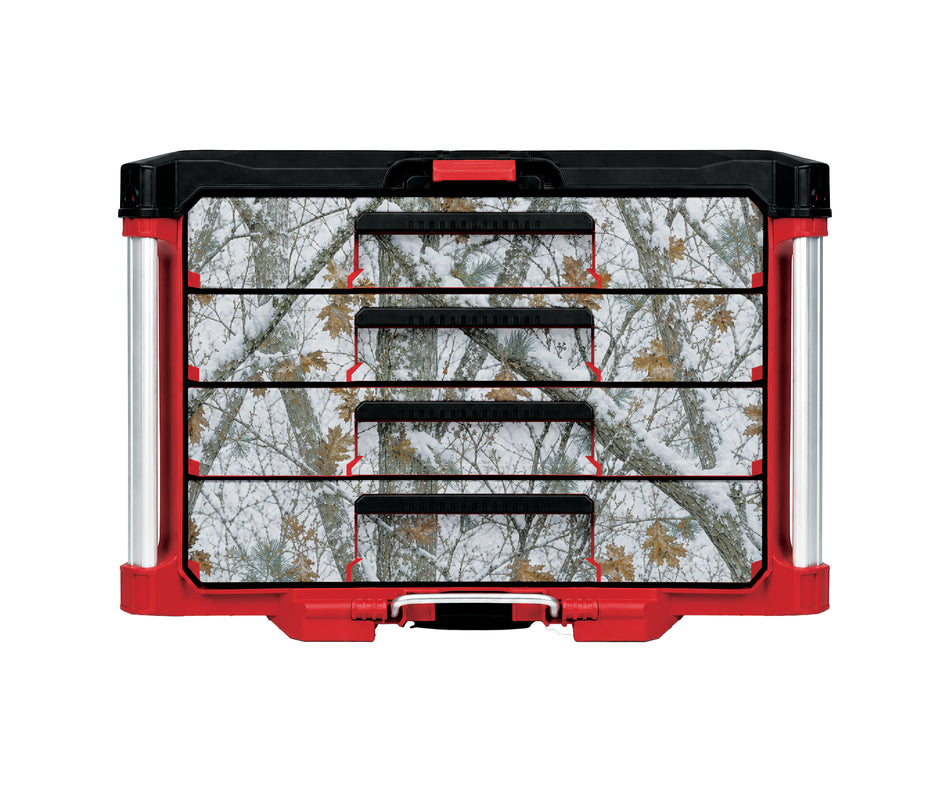 Snow Camo – 4-Drawer Tool Box Wrap Kit